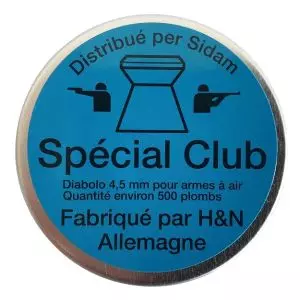 Plombs diabolo HN Special Club 4.5mm x750 économiques