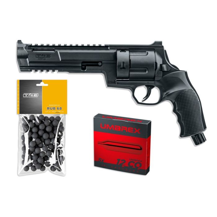 Pack revolver Umarex T4E HDR68 prêt à tirer