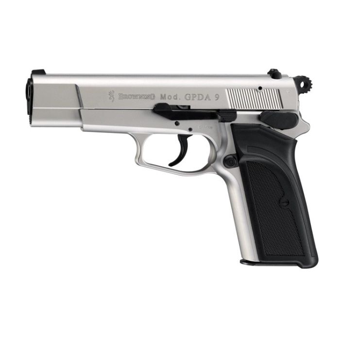 Pistolet à blanc 9mm Browning GPDA 9 nickel