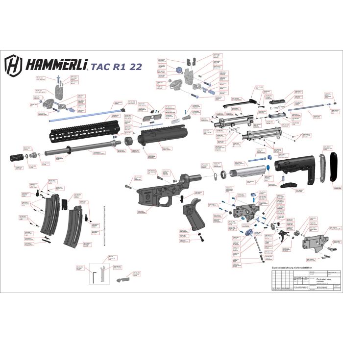 Pièce détachée Umarex réf. 512.50.06.2 Joint Hammerli TAC R1