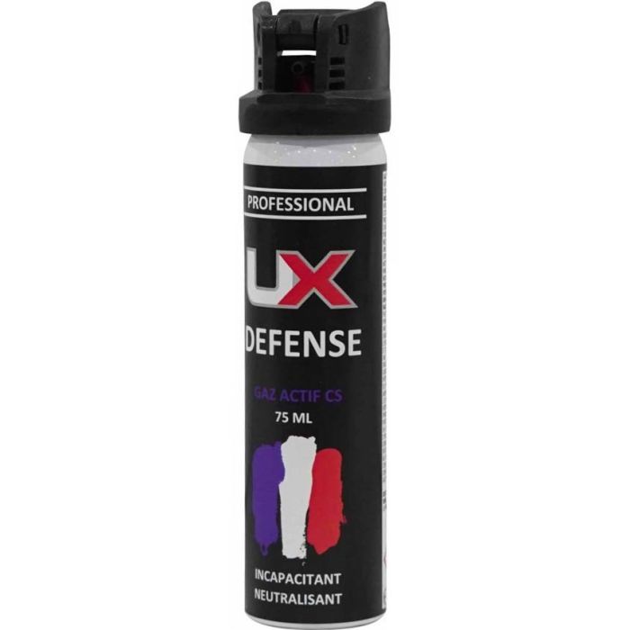 Bombe lacrymogène gaz CS UX Pro 75ml