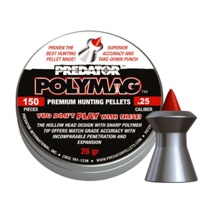 Plombs JSB Predator Polymag 6.35mm x150
