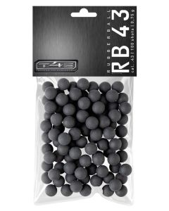 Balles caoutchouc Umarex T4E RB43 Prac-Series x 100