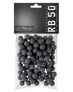 Balles caoutchouc Umarex T4E RB50 Prac-Series x 100