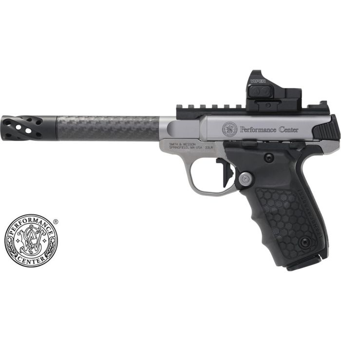 Pistolet Smith & Wesson SW22 Victory Target PC Carbone point rouge Vortex Viper