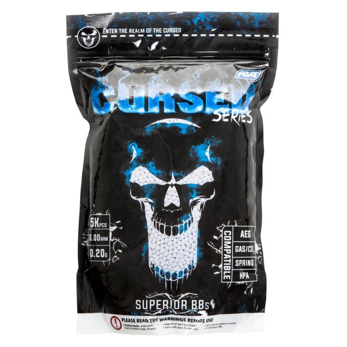 Billes 6mm 0,20g x 5000 Cursed Series ASG