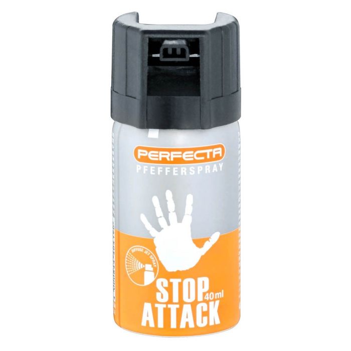 Aérosol gaz poivre Perfecta Stop Attack 40ml