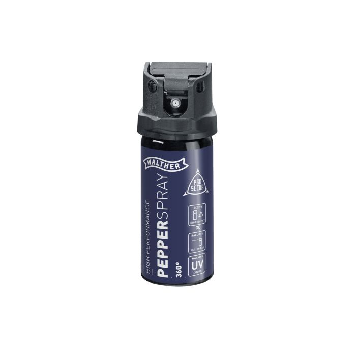 Aérosol gaz poivre Walther ProSecur 360 40ml