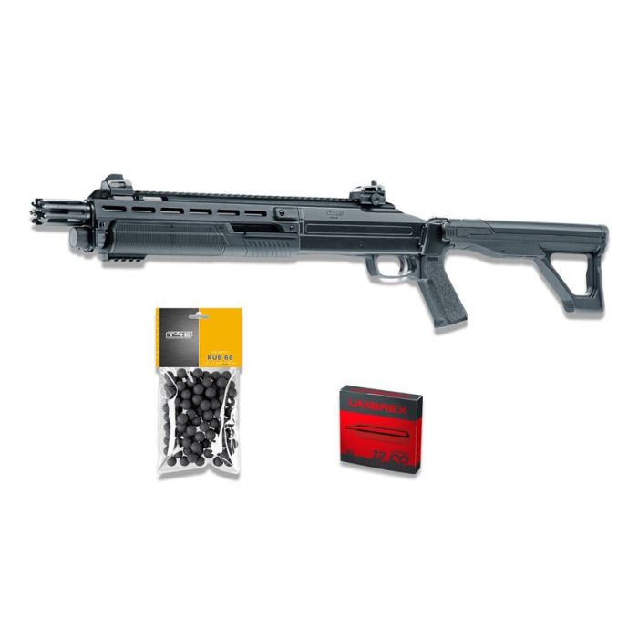Pack fusil Umarex T4E HDX68 16 joules prêt à tirer