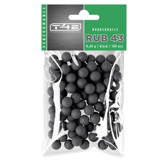 Balles caoutchouc Umarex T4E RUB43 cal.43 x 100