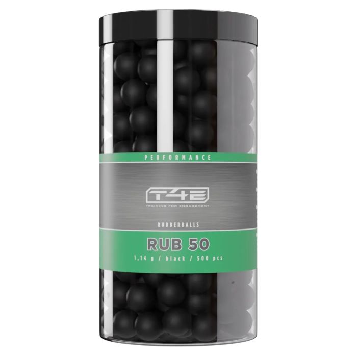 Balles caoutchouc Umarex T4E RUB50 Performance cal. 50 x 500