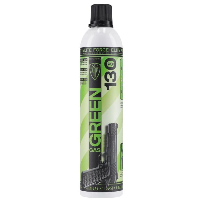 Bombe de Gaz Elite Force Green 600ml 130psi
