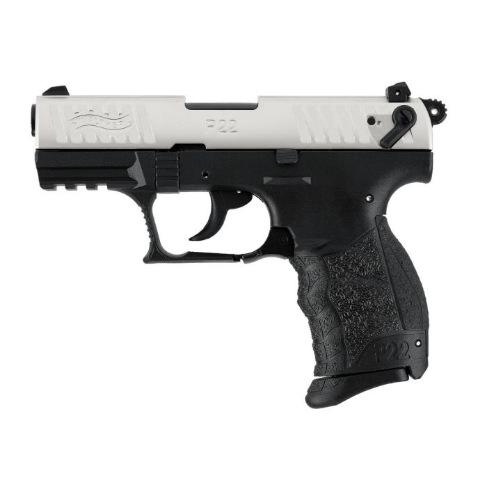 Pistolet Walther P22Q nickelé