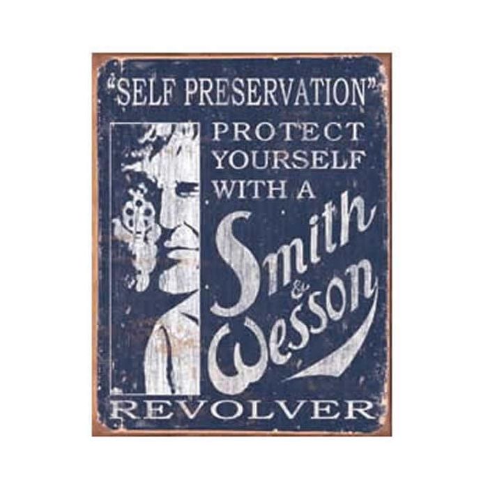Plaque Smith & Wesson "Self Preservation"