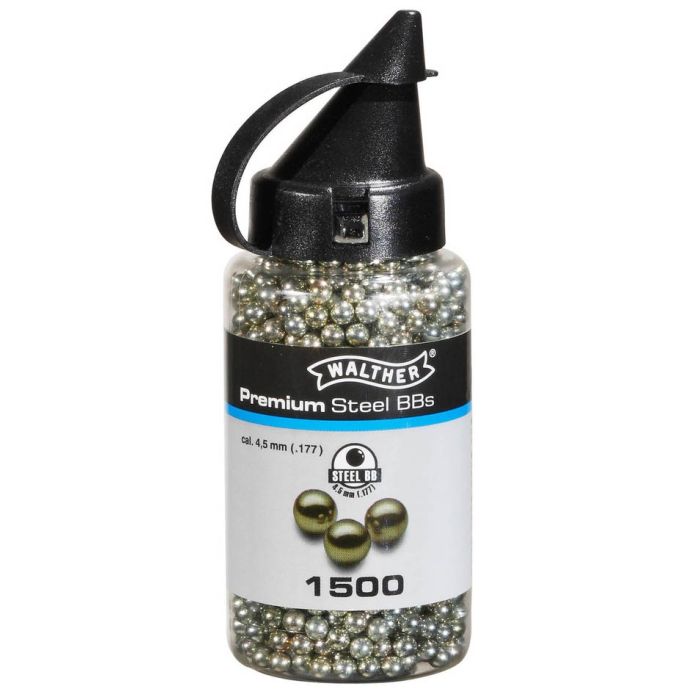 Billes BB rondes acier cal 4.5 x 1500 Walther Premium