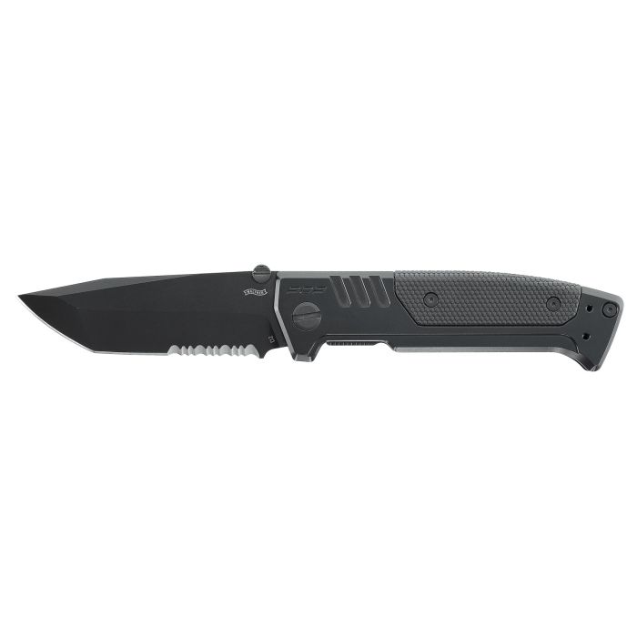 Couteau Walther PDP Steel Frame Tanto Folder Black