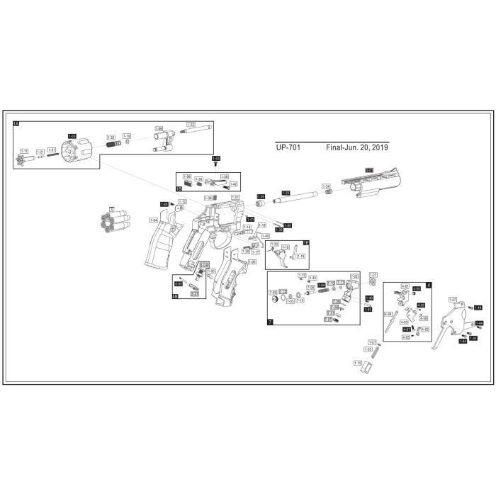 Pièce détachée Umarex ref. 81.60.0112 Valve assemblée Legends S25-S40