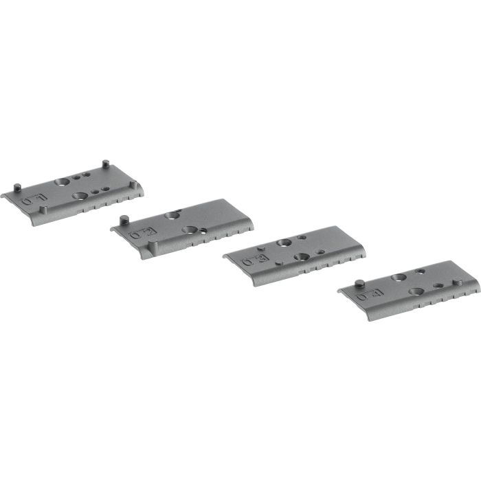 Set de 4 plaques d'adaptation MOS 1 pour Glock Airgun et Airsoft