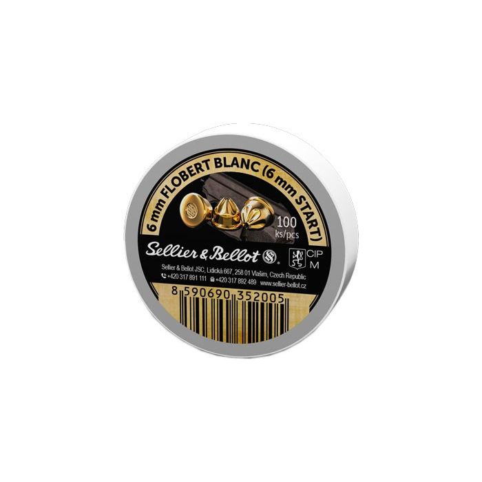 Cartouches a blanc 6mm Sellier et Bellot x 100 entraînement des chiens