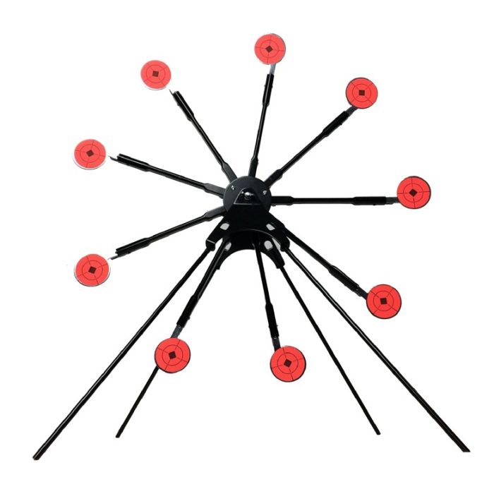 Cible métallique rotative airgun