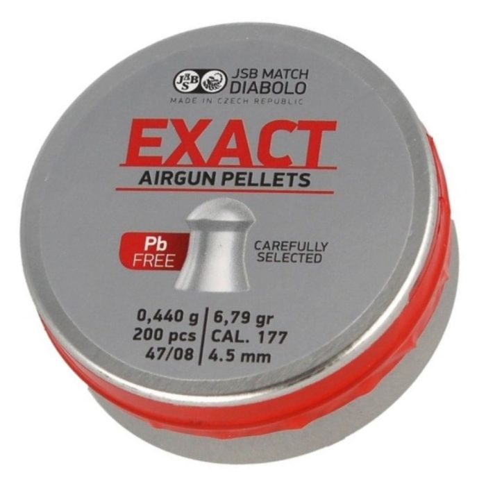 Plombs JSB Exact 4.5mm x200 sans plomb