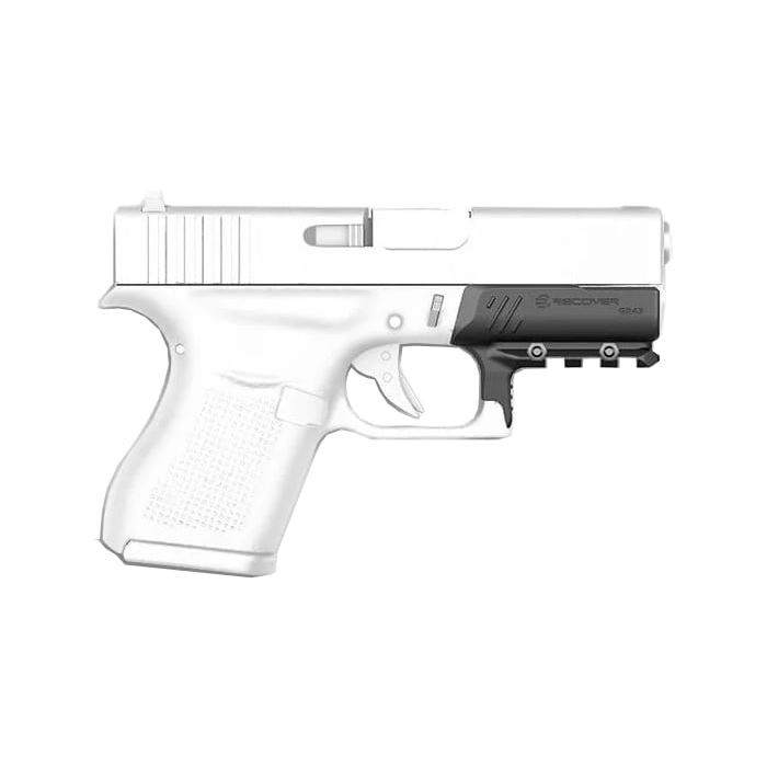 Adaptateur de rail compact Recover GR43 pour Glock 43, 43X et 48