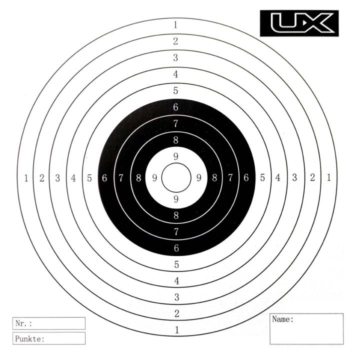 Cibles UX 14cm x 14cm (x100)