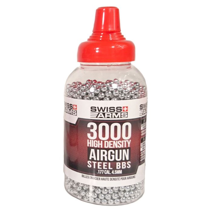 Billes BB rondes ACIER Cal 4.5 x 3000 Swiss Arms