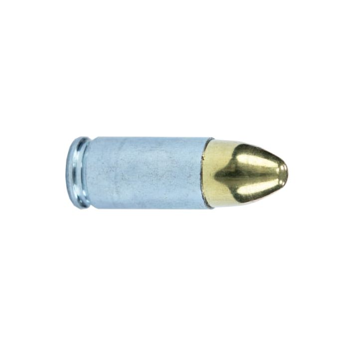 Cartouches 9mm 124 grains FMJ Steel x 50 Magtech