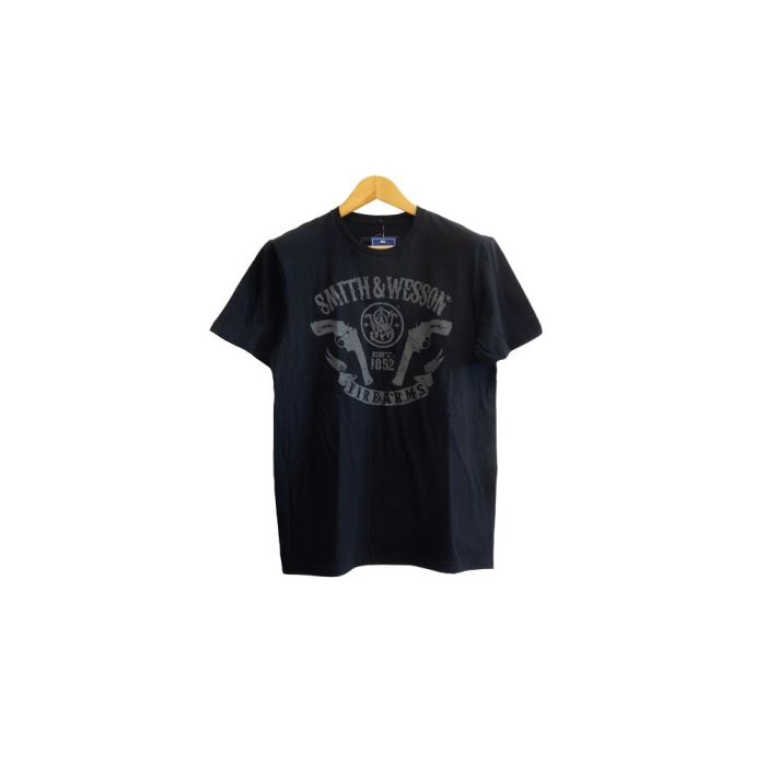 Tee-shirt Smith & Wesson Black 2 revolvers