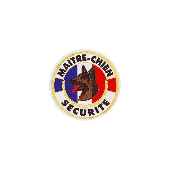 Ecusson rond "Maitre chien berger"