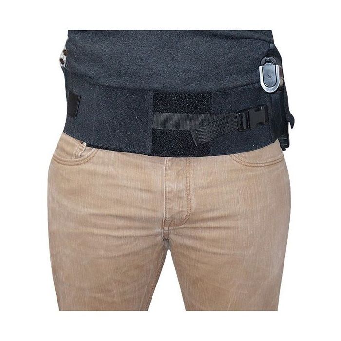 Ceinture Discrète Holster Patrol – Emport Arme, Chargeurs, Menottes – XS à L/XL, Droitier/Gaucher