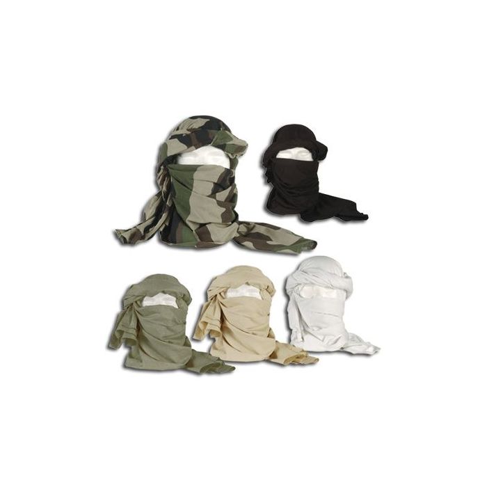Chèche 100% coton plusieurs couleurs 2 x 1 mètres