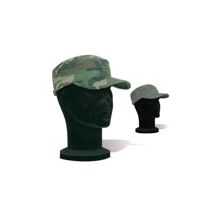 Casquette militaire type US 100% Coton Fermeture a scratch