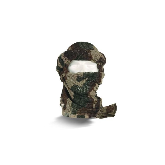 Echarpe filet camouflage