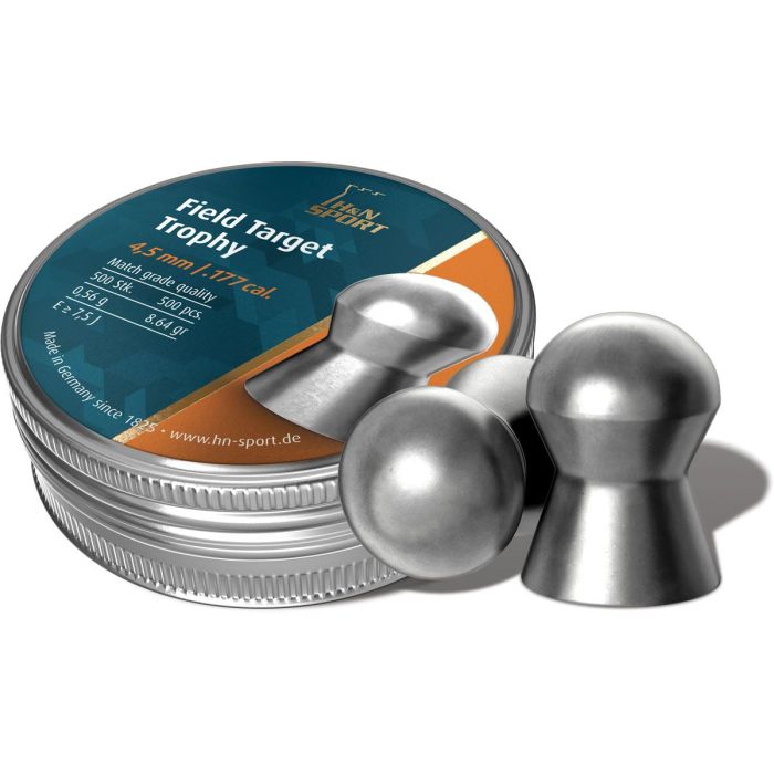 Plombs HN Field Target Trophy 4.5mm x 500 pour distances moyennes