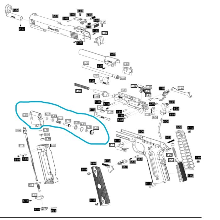 Pièce détachée Umarex ref. 5.8096.90-1 Valve assemblée