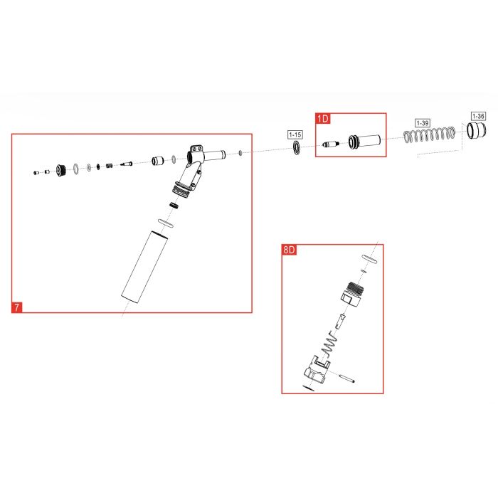 Pièce détachée Umarex réf. 81.60.0310 Quick percing T4E GEN2
