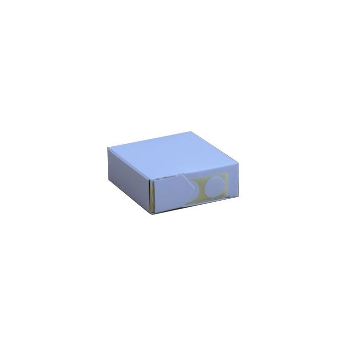 Pastilles autocollantes 19mm blancs x 1000. Economise les cibles 