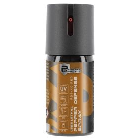 Bombe lacrymogène gaz poivre Umarex P2P PDS-40 marqueur UV 26ml 
