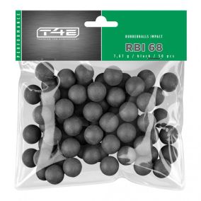 Balles caoutchouc + noyau acier Umarex T4E RBI68 cal. 68 x 50