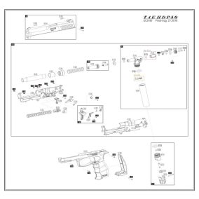 Pièce détachée Umarex ref. 2.4766.60.01 Valve assemblée HDP50