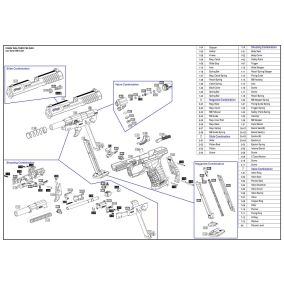 Pièce détachée Umarex ref. 2.5684.90-5 Vis poussoir CO2 Walther P99 DAO