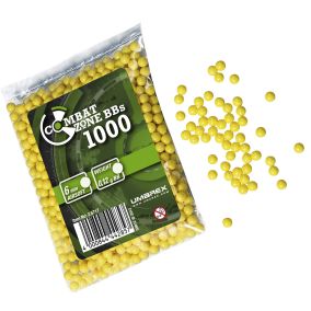 Billes plastique 6mm 0,12g x 1000 Combat Zone Umarex