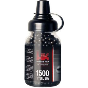 Billes BB rondes ACIER Cal 4.5 x 1500 noires HK