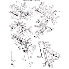 Pièce détachée Umarex réf. 83.20.0037 Détente assemblée SW M&P40