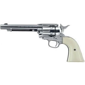 Revolver à bille d'acier CO2 Colt Peacemaker Single Action Army 45 Nickel