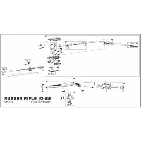 Pièce détachée Umarex ref. 81.60.0157 Liaison entre valve Ruger 10/22