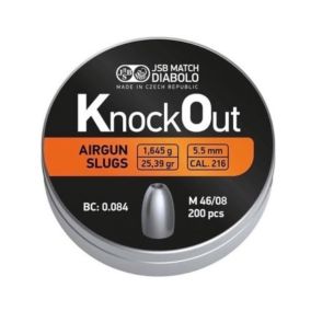Plombs slug .216 JSB KnockOut 5.5mm x200