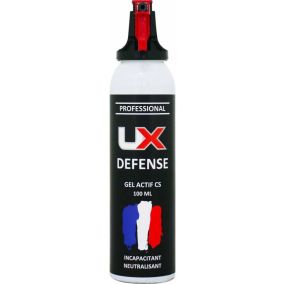 Bombe lacrymogène gel CS UX Pro Accusol 100ml
